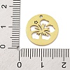 201 Stainless Steel Charms STAS-U016-02G-3