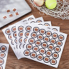 PVC Plastic Waterproof Stickers LS-DIY-WH0386-18D-5