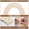 4Pcs Wood Wreath Boards DIY-FG0006-83-4