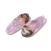 Natural Amethyst Lace Agate Pendants G-A244-07E-2