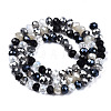 Electroplate Glass Beads Strands EGLA-N002-12A-2