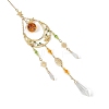Brass Sun Moon Star Suncatcher HJEW-TA00497-3