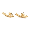 304 Stainless Steel Stud Earrings EJEW-H095-03G-1