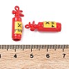 Baking Paint Alloy Pendants FIND-G109-01-3
