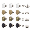 16sets 4 Styles Iron Button Pins for Jeans PALLOY-KS0001-07-2