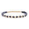Synthetic Non-magnetic Hematite Beads Stretch Bracelets for Women KP6261-11-1