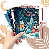 50Pcs Christmas Paper Greeting Cards DIY-P085-15D-5