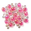 UV Plating Rainbow Iridescent Acrylic Beads X1-PACR-E001-05F-3