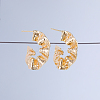 Stylish Brass Stud Earrings AK1364-3