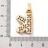 Brass Micro Pave Cubic Zirconia Pendants KK-C076-29K-G02-3