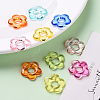 100Pcs Transparent Acrylic Bead Frame TACR-SP0001-34-5