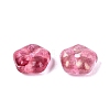 Spray Painted Glass Beads DGLA-R052-002-B06-2