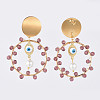 Dangle Stud Earrings EJEW-JE03683-02-2