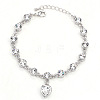Alloy Rhinestone Charm Bracelets FS-WG1766B-04-1