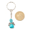 Dyed Synthetic Turquoise Keychains KEYC-JKC00328-3