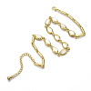 Oval Links Bracelet & Necklace Jeweley Sets BJEW-S121-06-3