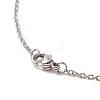 Non-Tarnish 304 Stainless Steel Cable Chain Necklaces with Lobster Claw Clasp NJEW-JN04204-4