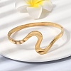 304 Stainless Steel Hinged Bangles for Women BJEW-D408-26G-4