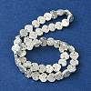 Electroplated Natural Lava Rock Beads Strands G-H303-A09-S01-3