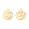 Brass Pendants KK-C259-11G-1