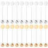 40Pcs 2 Colors Zinc Alloy Lapel Pins FIND-SC0017-18A-6