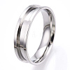 201 Stainless Steel Grooved Finger Ring Settings RJEW-TAC0017-6mm-05A-2