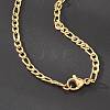 Ion Plating(IP) 304 Stainless Steel Figaro Chain Bracelets BJEW-L634-04A-G-2