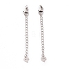 925 Sterling Silver Chain Extenders STER-D036-37AS-1