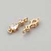 Brass Micro Pave Cubic Zirconia Pendants KK-TAC0010-04G-01-2