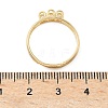 Adjustable Brass Finger Ring Trays for Hanging Pendant KK-K414-03B-G-3