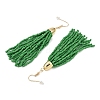 Boho Seed Bead Tassel Earrings EJEW-Z072-03B-3