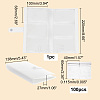   1Pc Rectangle PP Plastic Jewelry Storage Albums AJEW-PH0003-41-2