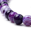 Natural Striped Agate/Banded Agate Beads Strands G-S259-04F-6mm-3