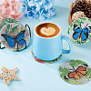 5D DIY Diamond Painting Cup Mat Kits DIY-TAC0021-09A-39