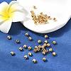 SHEGRACE Brass Textured Round Beads XGRPCU658-297G-4
