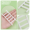 Wooden Ladder Miniature Ornaments AJEW-WH0270-937-3