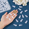 SUPERFINDINGS 60Pcs Transparent Acrylic Beads OACR-FH0001-053-3