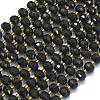 Natural Obsidian Beads Strands G-K389-E57-01-1