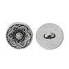 Zinc Metal Alloy Shank Buttons BUTT-N0002-35AS-2