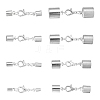 8 Styles Alloy Lobster Claw Clasps FIND-CJ0001-44S-8