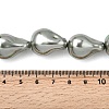 Electroplate Opaque Glass Imitation Pearl Beads Strands EGLA-K063-01D-4
