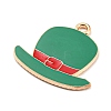 Saint Patrick's Day Alloy Enamel Pendants ENAM-G222-01B-01-2