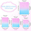 100Pcs 4 Styles PET Zipper Bags OPP-TA0001-19B-4