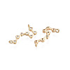 Brass Connector Charms KK-N232-329B-2