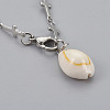Cowrie Shell Beads Jewelry Sets SJEW-JS01008-9