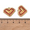 304 Stainless Steel Rhinestone Pendants RB-CBA7A56-01B-G-3