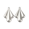 Non-Tarnish 304 Stainless Steel Pendants STAS-L268-003P-1