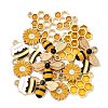 20Pcs 5 Styles Alloy Enamel Pendants ENAM-FP0002-57-4