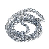 Transparent Electroplate Glass Beads Strands GLAA-G116-03A-HR01-2