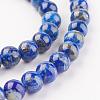 Natural Lapis Lazuli Beads Strands G-G099-8mm-7B-7